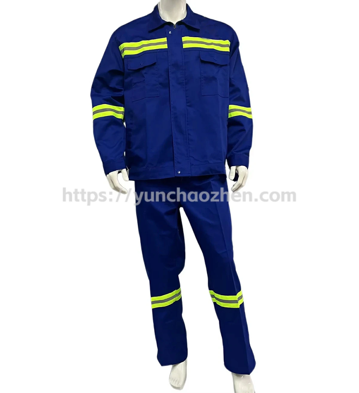 High Visibility Blue Safety Workwear