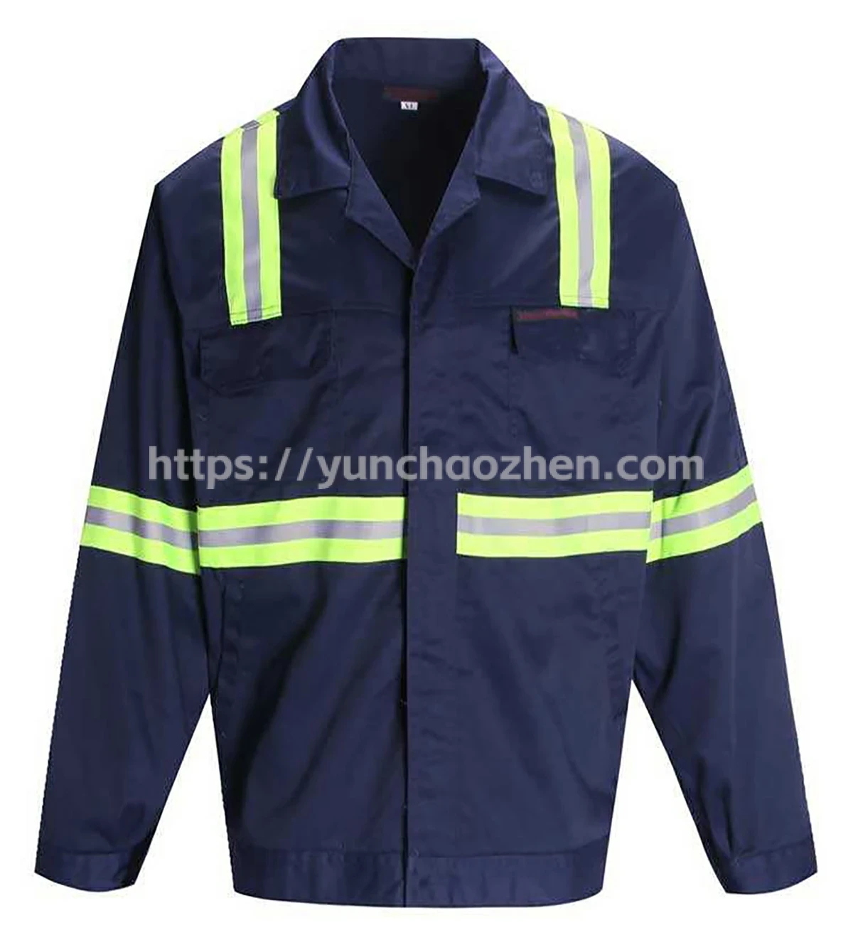 Cotton Multi Pocket Split Reflective Safety Suits2