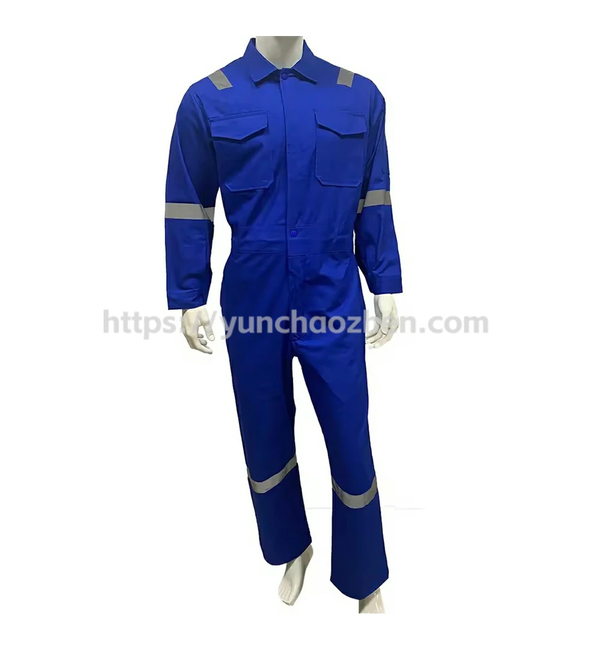High Quality Blue Reflective Safety Work Coveral