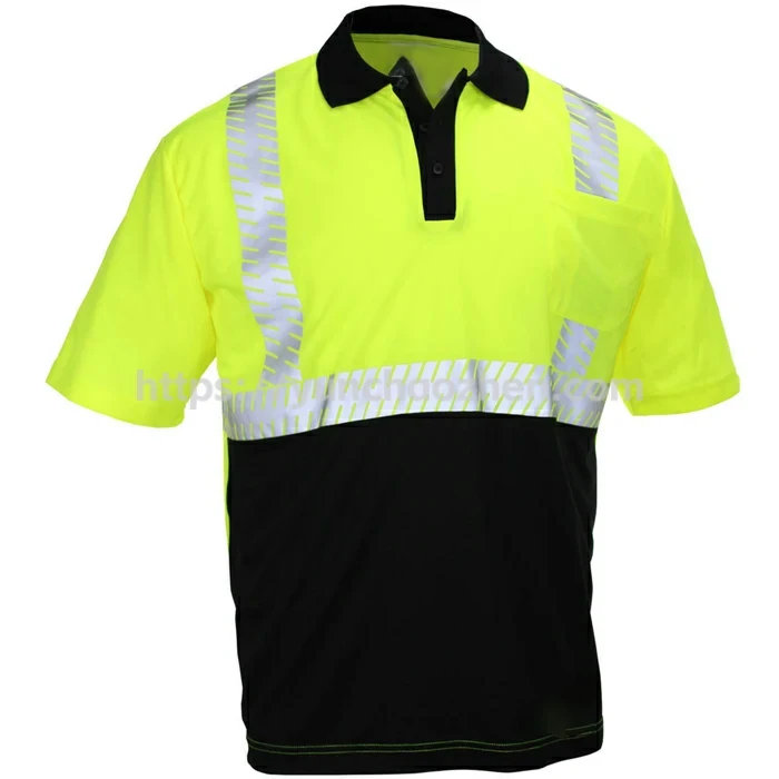 Class 2 HiVis Segmented Short Sleeve Polo3