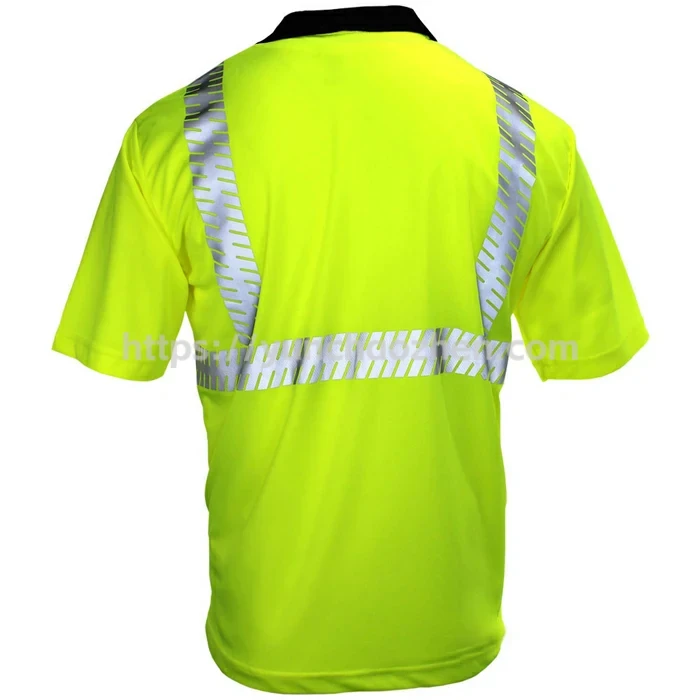 Class 2 HiVis Segmented Short Sleeve Polo4