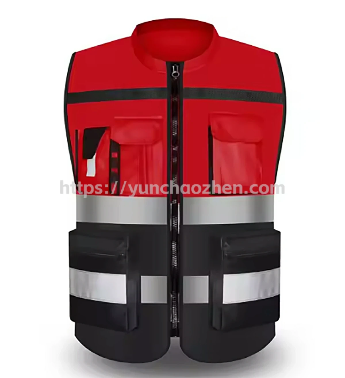 Bread Collar Safety Vest With Multifunctional Pockets4