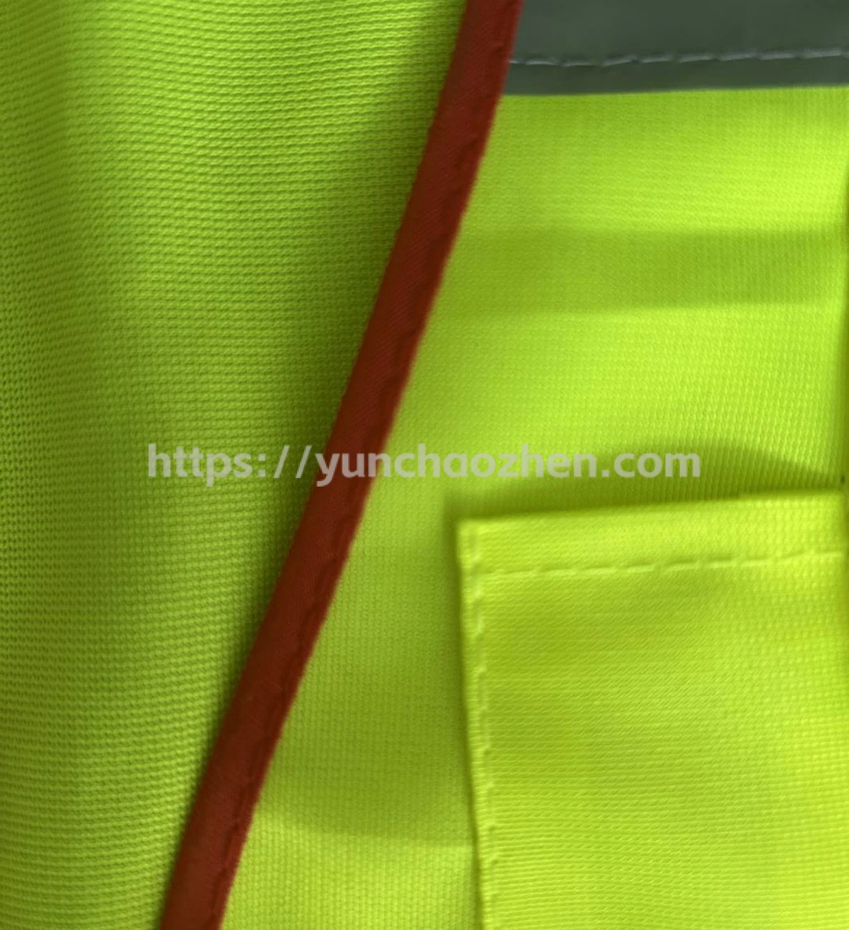 Safety Vest With Unique Reflective Strip Design And Color Matching Design5