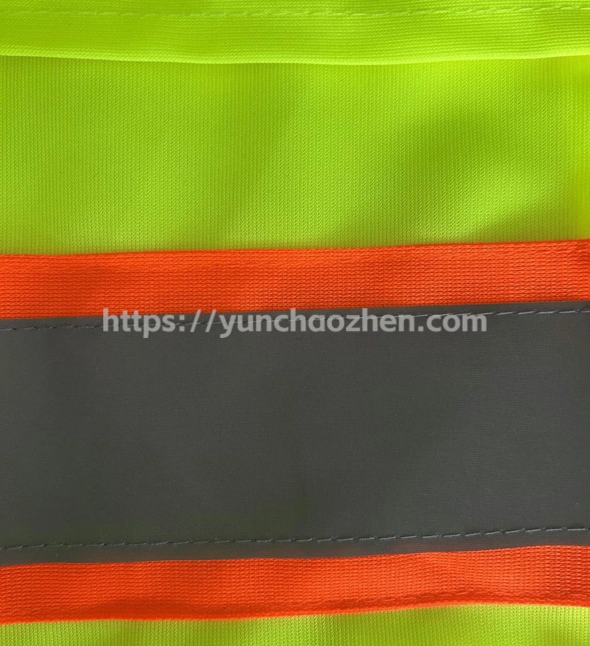 Contrast Color Backing under reflective strip Safety Vest5