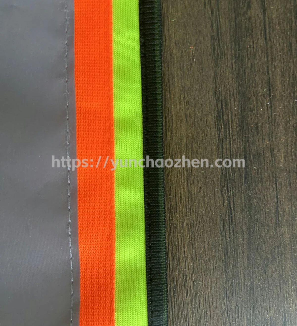 Contrast Color Backing under reflective strip Safety Vest4