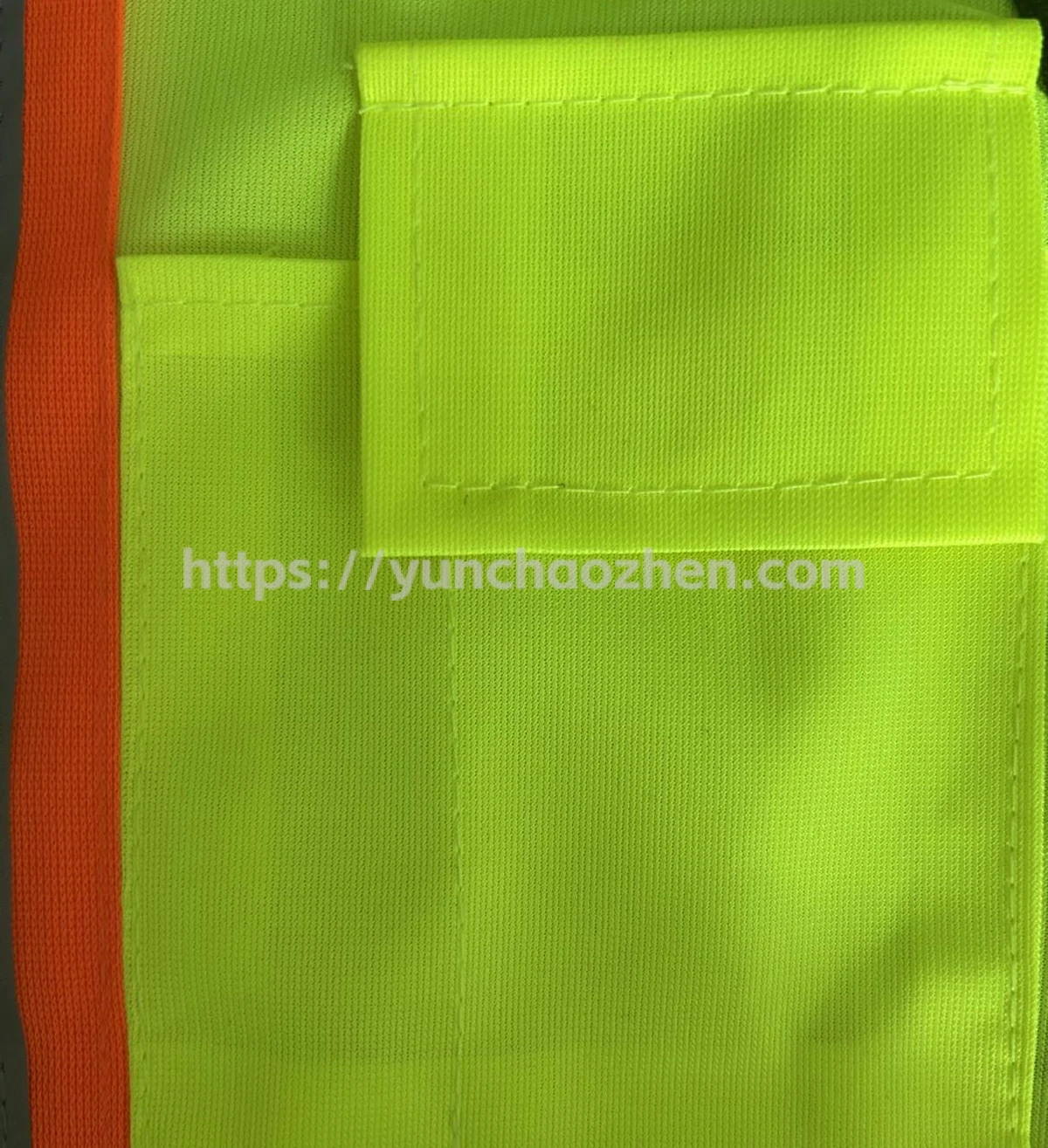 Contrast Color Backing under reflective strip Safety Vest3