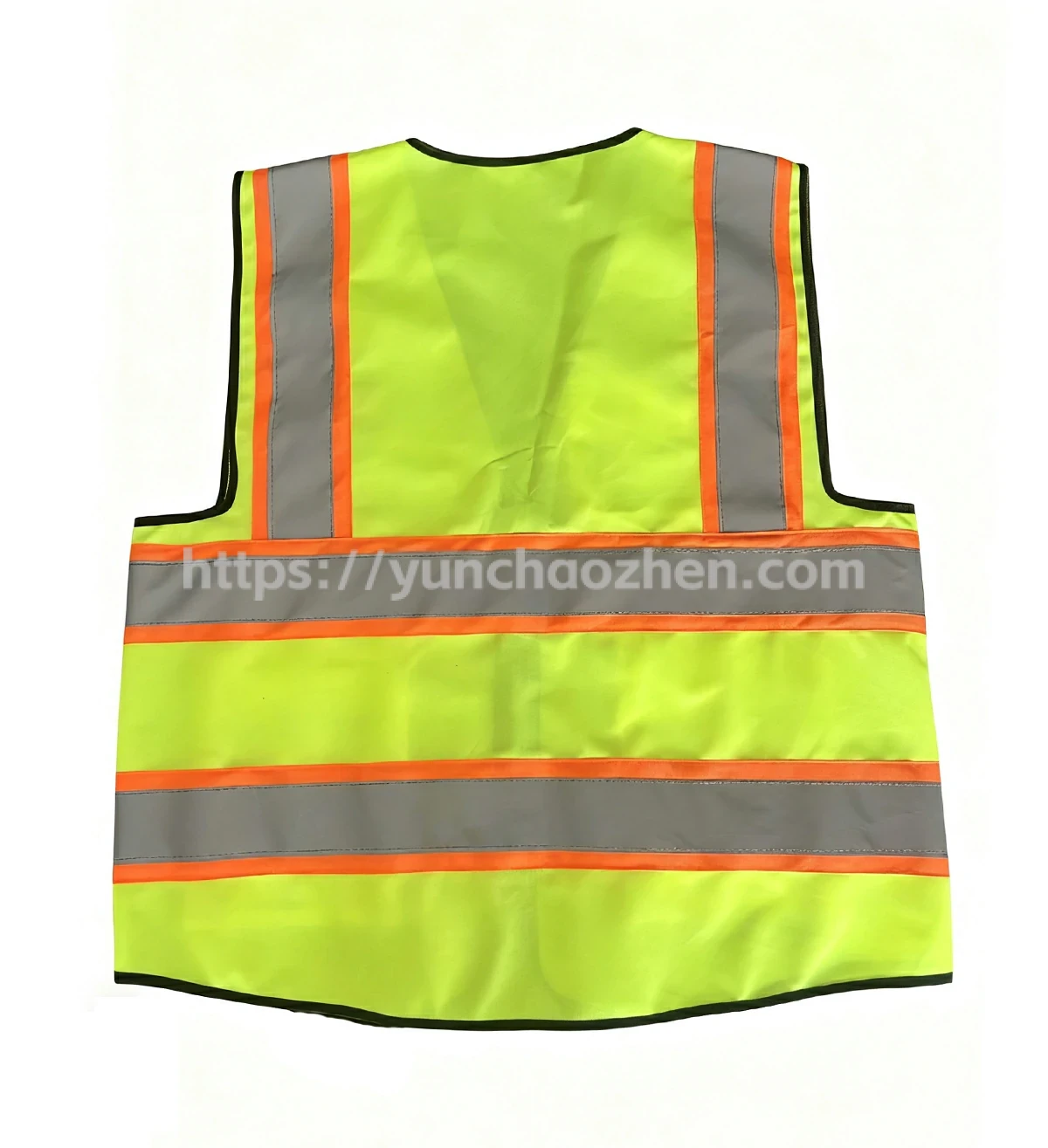 Contrast Color Backing under reflective strip Safety Vest2