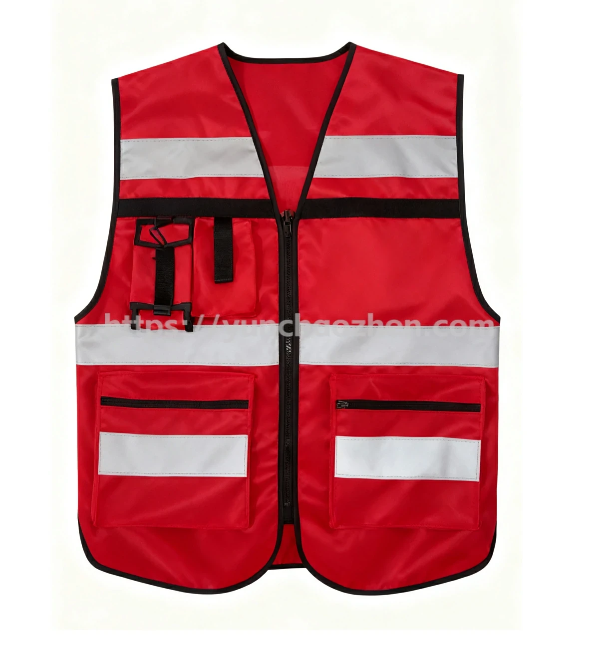 Safety Vest Two Sides Ajustable Buckles