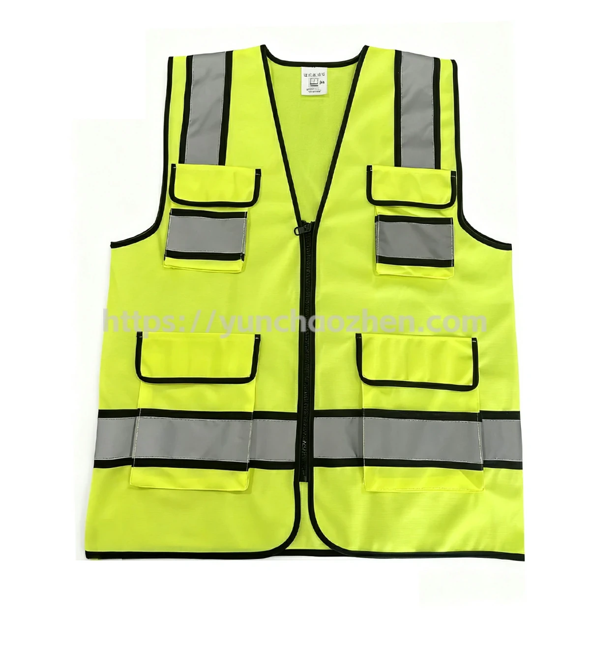 Contrast Backing Safety Vest